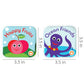 Floating Baby Bath Books - Bath Books for Babies, Infants - Waterproof, Mold-Free Bath Toys for Learning & Early Education (Set