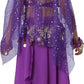 Breevo Purple Genie Costume For Girls Toddler Halloween Costume Kids 4T 4 5 6 7 8 10 12 14 16