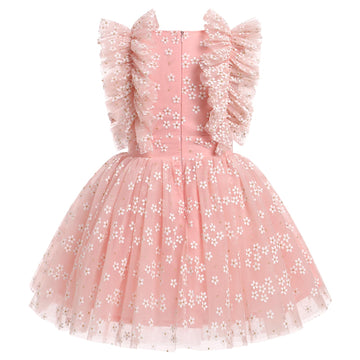 Toddler Wedding Dress, Baby Girl Dress, Dress For Baby Girl, Toddler Birthday Dress Infant Ruffled Embroidered Special Occasion