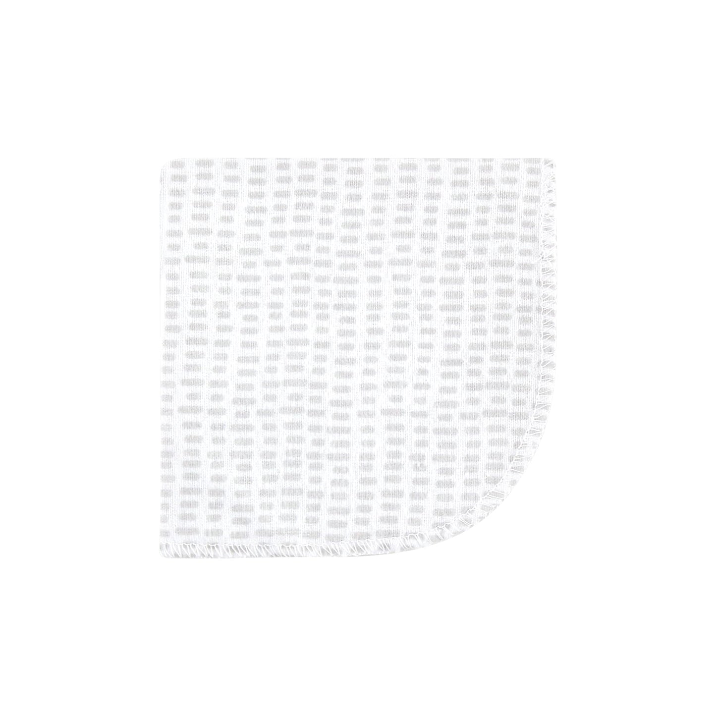 Hudson Baby Unisex Baby Flannel Cotton Washcloths 10-Pack, Neutral Safari World, One Size