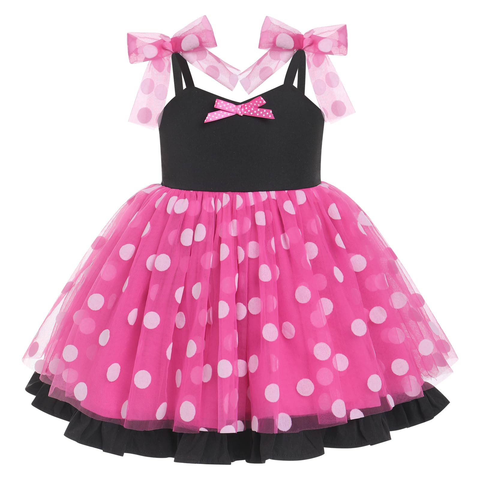 Idopip Baby Girls Polka Dot Tutu Dress Smocked Ruffle Princess Birthda – Cutebab WBBAPB0CHVZ1ZTZ