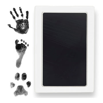 Clean Touch Ink Pad For Baby Handprints And Footprints - Inkless Infant Hand & Foot Stamp - Safe For Babies, Doesnt Touch Skin -