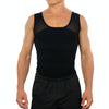 Esteem Apparel Original Mens Chest Compression Shirt To Hide Gynecomastia Moobs Shapewear (Black, Medium)