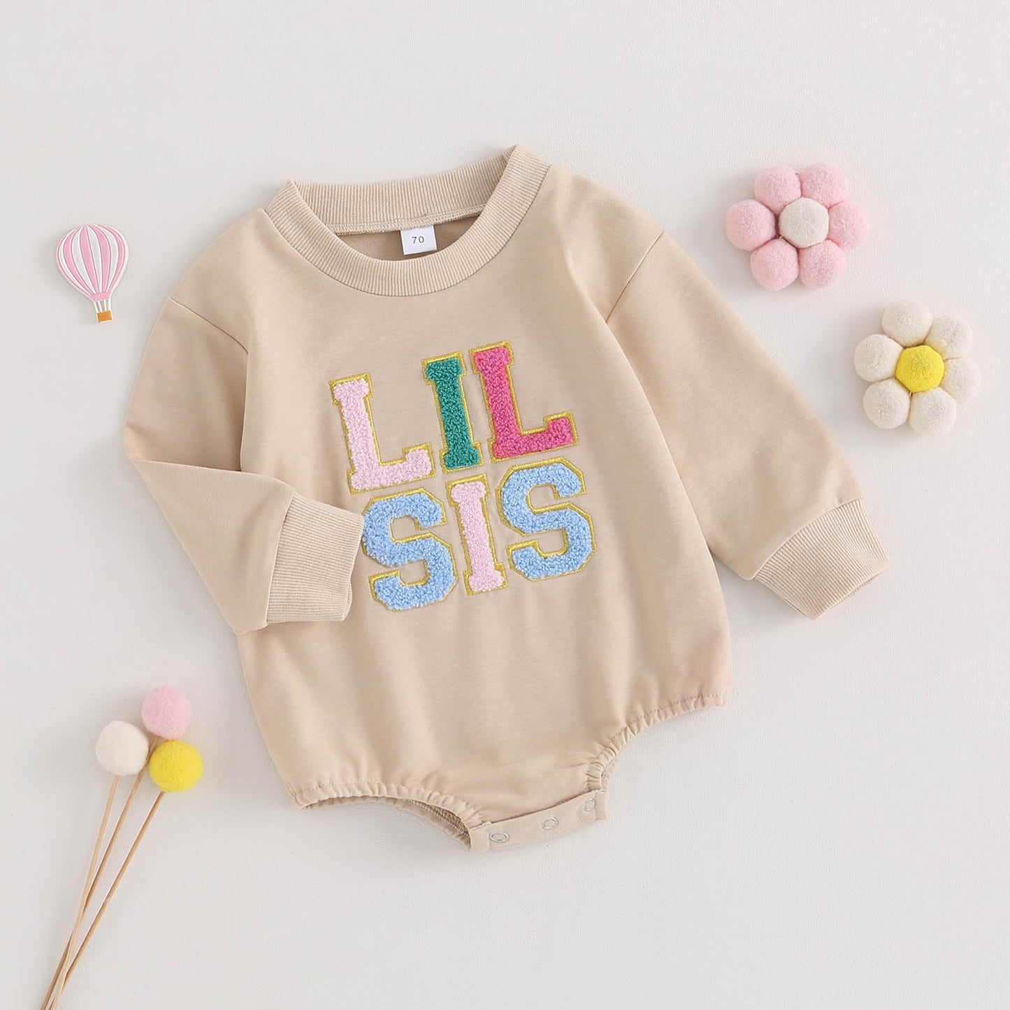 Halloween Newborn Baby Girl Outfit Toddler Pumpkin Sweatshirt Romper Long Sleeve Onesie Infant Fall Clothes (Apricot Tea, 6-12 M