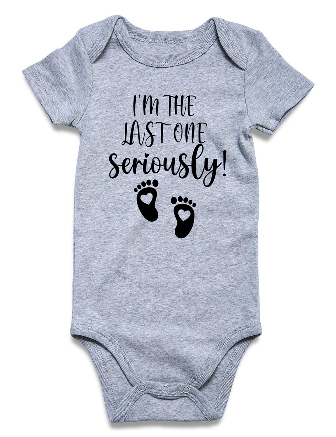 Baby Boy I'M The Last One Seriously Outfit Cotton Newborn Clothes 6-9 – Cutebaby WBBAPB0CZXC3ZLM