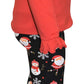 Unique Baby Girls Little Miss Nice List Christmas Pant Set (4T, Black Santa)