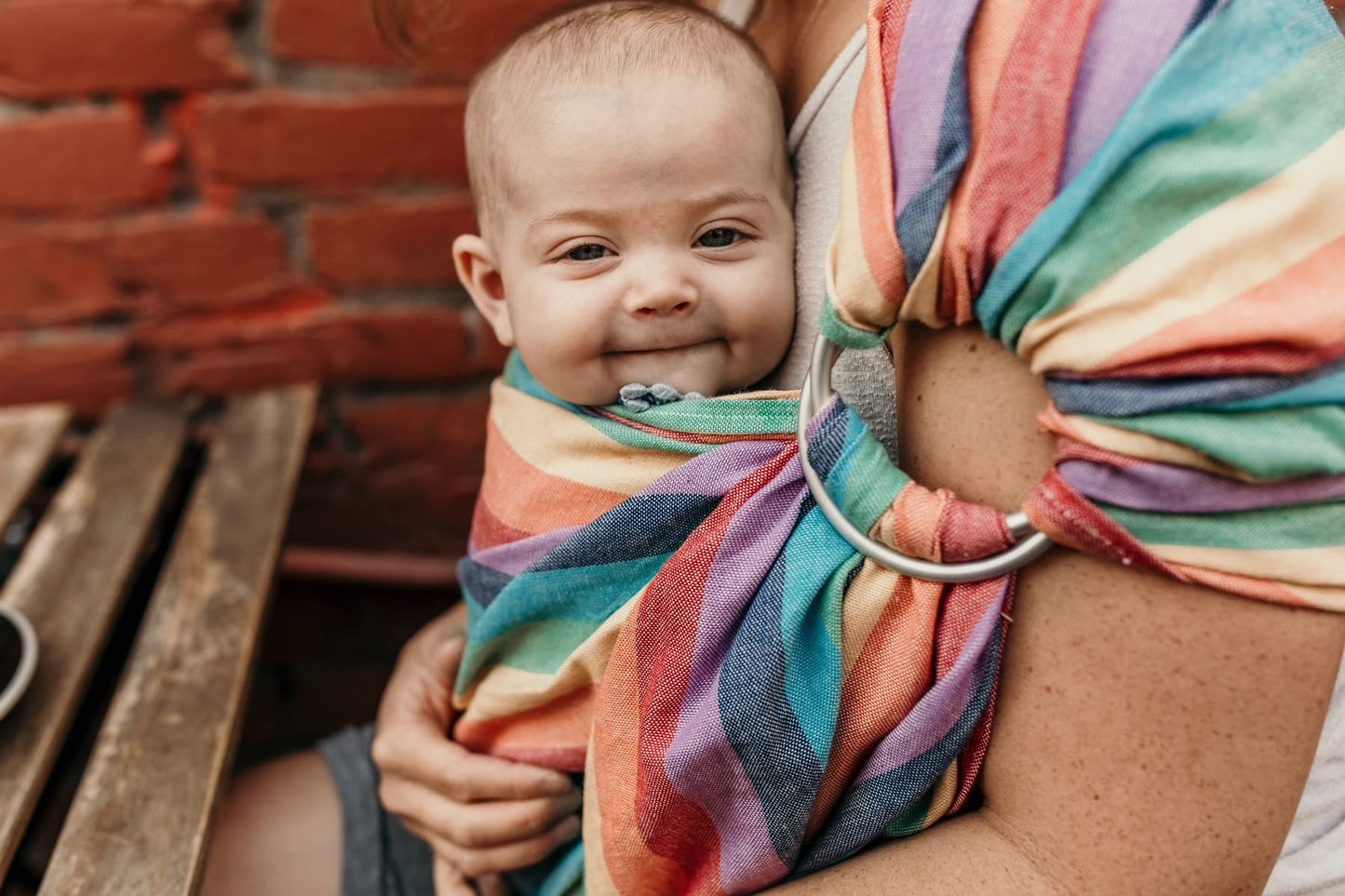 Hip Baby Wrap - 100% Soft Cotton Baby Sling Wrap - Baby Hip Carrier - Nursing Wraps for Breastfeeding, Baby Carrier Sling - Newb
