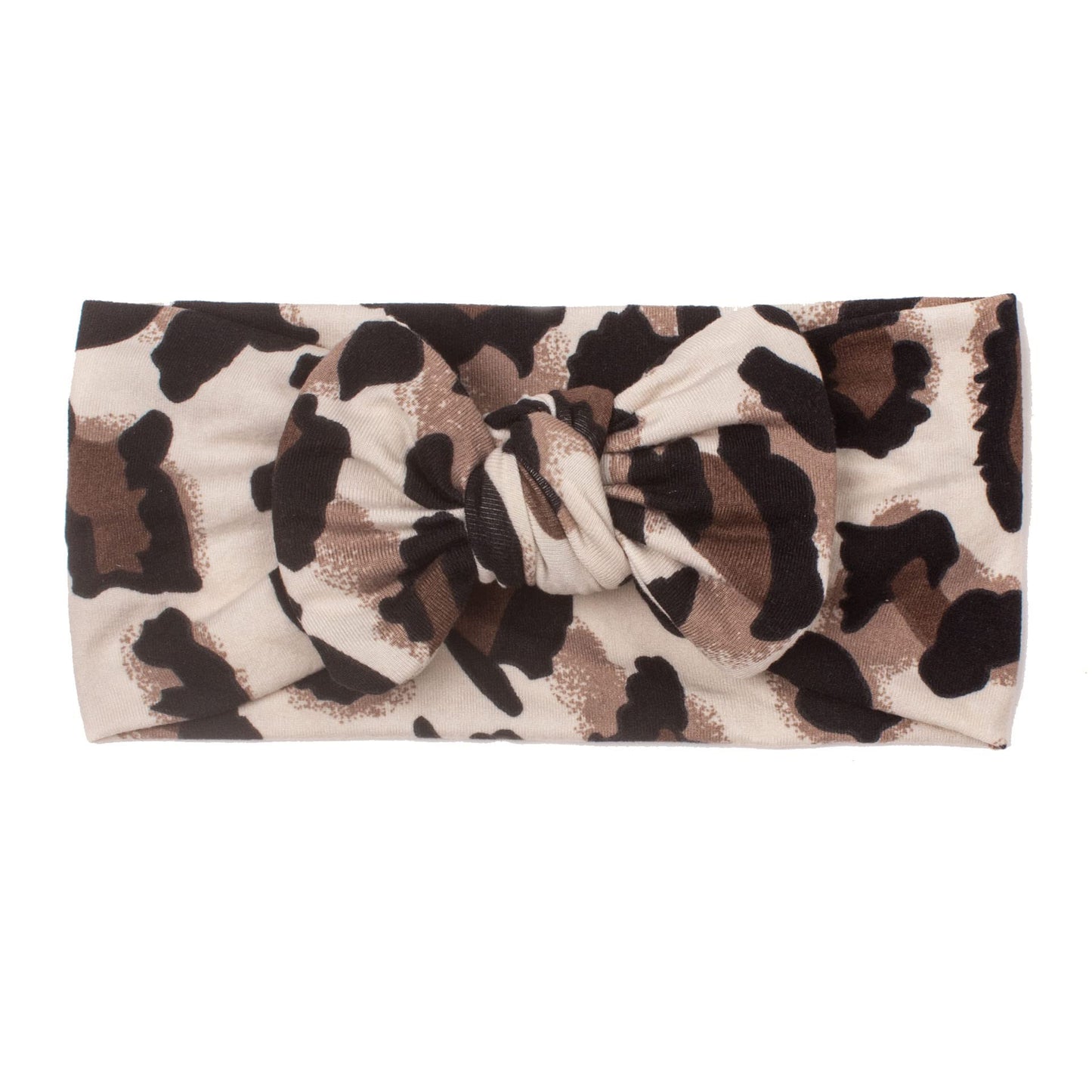 Koolgil Baby Girl'S Cute Toddler Bow Headbands Bowknot Rabbit Hairband Headwear For Daily Life Travel Photography (Leopard D)