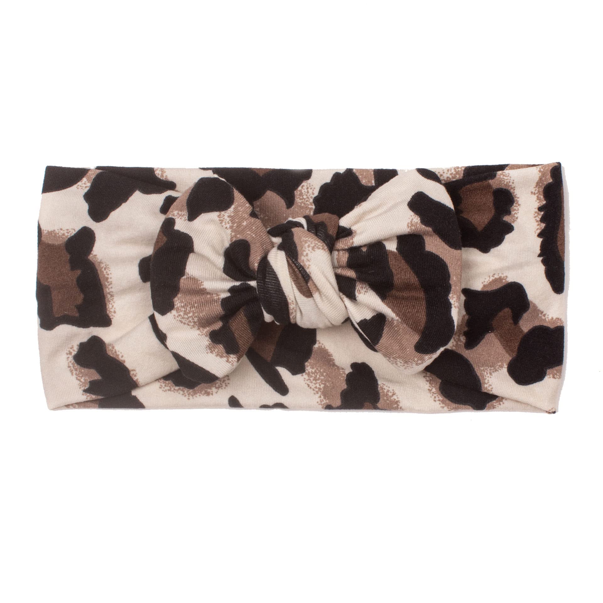 Koolgil Baby Girl'S Cute Toddler Bow Headbands Bowknot Rabbit Hairband Headwear For Daily Life Travel Photography (Leopard D)