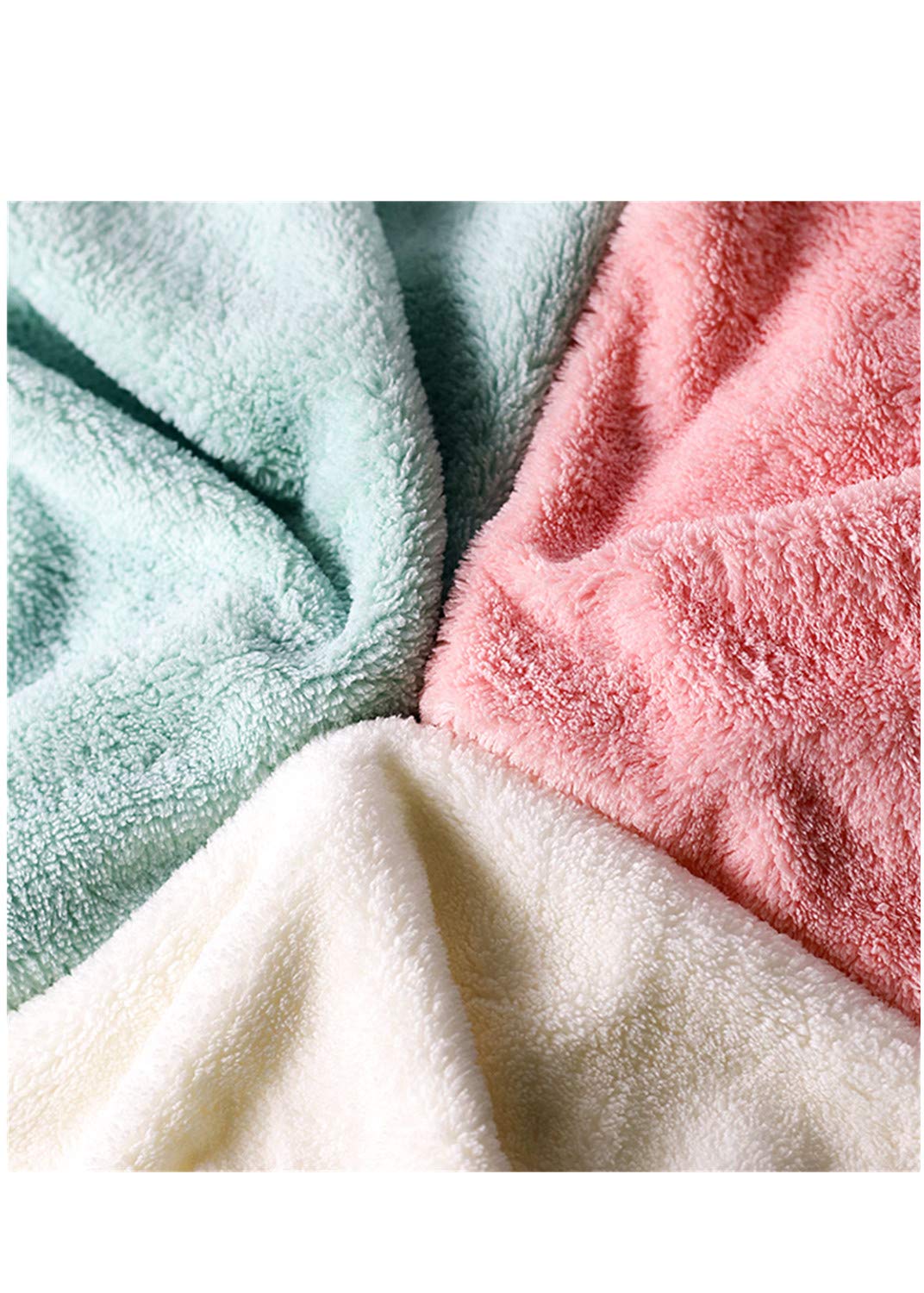 Yaocoral 10 Pack 12''X12'' Absorbent Microfiber Baby Washcloths Soft Fleece Wash Clothes Face Towels For Baby,Newborns,Infants,T
