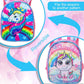 Gxtvo Toddler Backpack Leash, 9.5' Kids Unicorn Safety Leashes Bookbag For Children Girls