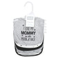 Hudson Baby Unisex Baby Cotton Bibs, Mom Dad Moon And Back, One Size