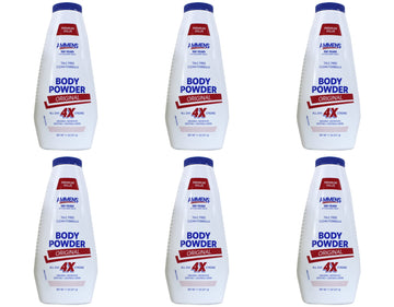 Ammens Body Powder Original - Talc-Free Clean Formula, All-Day 4X Strong Protection, 11 Oz (Pack Of 6)