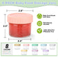 Rowinsydd 8 Pack Glass Baby Food Storage Containers, 4 Oz Leakproof Baby Food Jars With Lids, Small Glass Food Containers For In