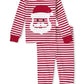 The Children'S Place Baby Girls Family Matching Christmas Holiday Sets, Snug Fit 100% Cotton, Pajama Set, Santa Stripe, 0-3 Mont