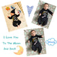 Baby Boys 3Pcs Space Outfit Newborn Love You To The Moon And Back Starry Sky Long Sleeve Pant Set (Blue04 0-3 Months)