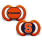 Baby Fanatic Baby Pacifier 2-Pack - NCAA Syracuse Orange, Officially Licensed, BPA Free