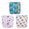 Alvababy Large Cloth Swim Diaper 3Pcs Baby/Toddler/Infant Snap Reusable Adjustable Swimming Diaper Baby Gifts Baby Boy And Girl