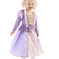 Little Adventures Classic Rapunzel Princess Dress Up Costume (Medium Age 3-5) - Machine Washable Child Pretend Play And Party Dr