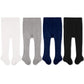 Cozyway Baby Tights For Girls - Cable Knit Cotton Leggings, Stockings, Whiteblacklight Graynavy Blue, 4 Pack, 1-2 Years Old