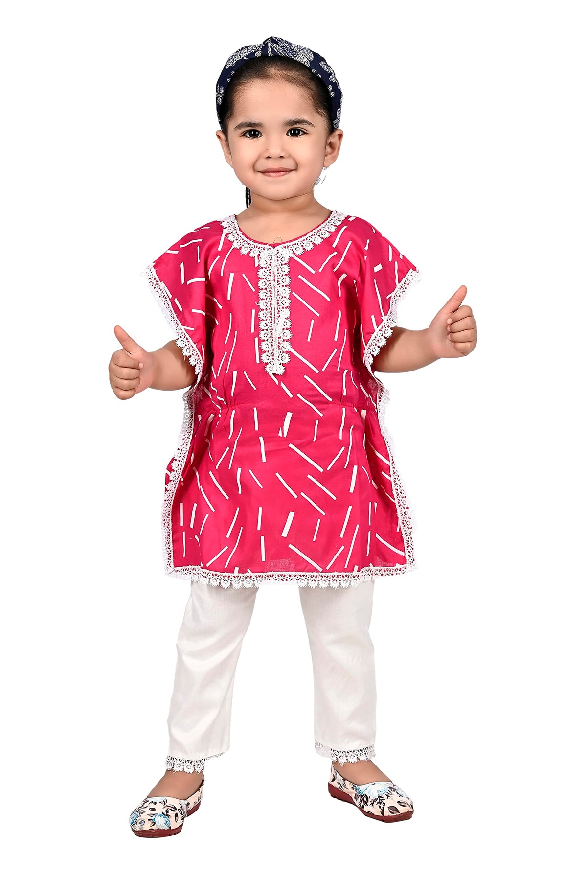 S.MUKTAR GARMENTS GIRLS KAFTAN WITH PAYJAMA SET
