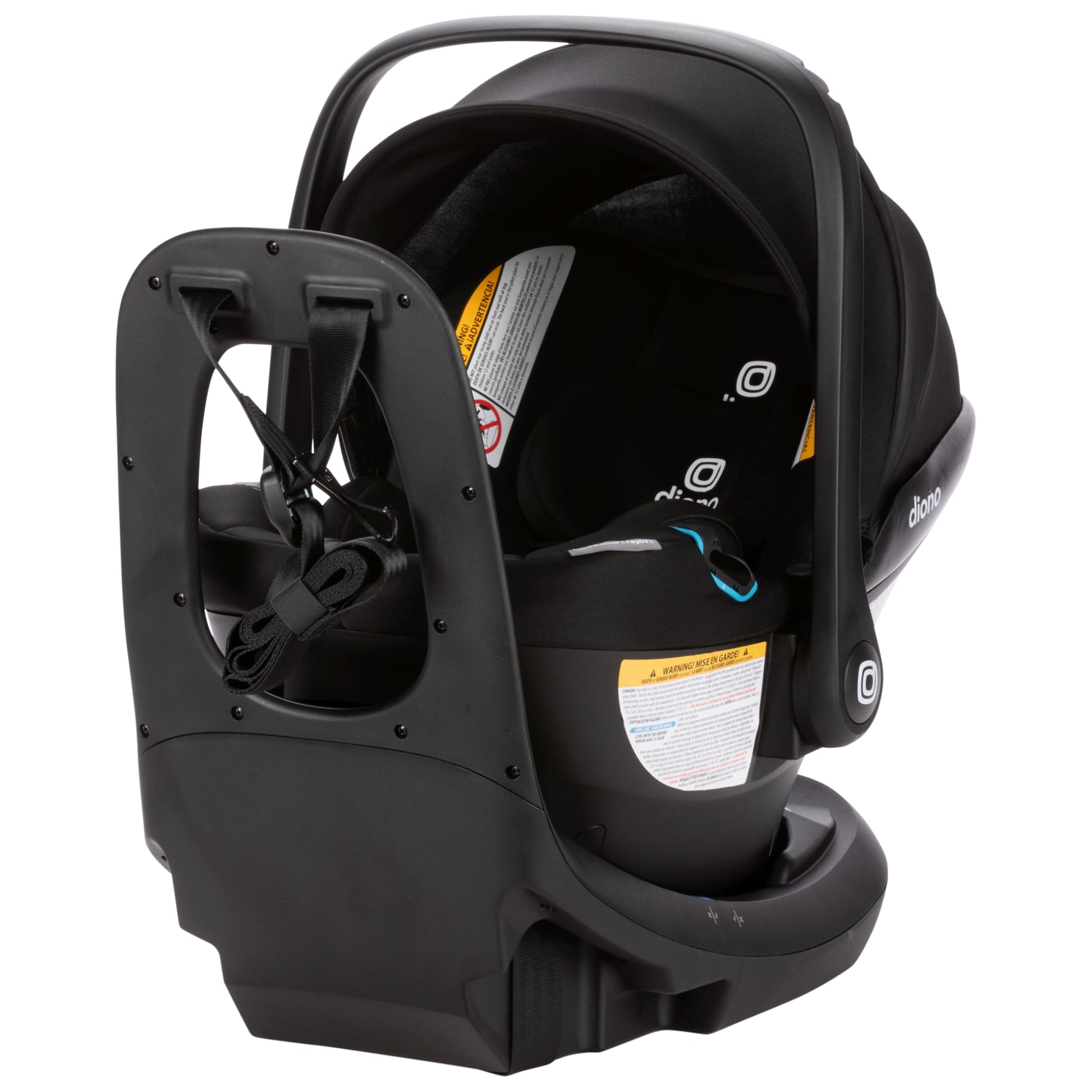 Diono LiteClik30 XT SafePlus Infant Car Seat and Base, Rear-Facing for Infants 4-30lbs, SafePlus Engineering, with Infant Insert
