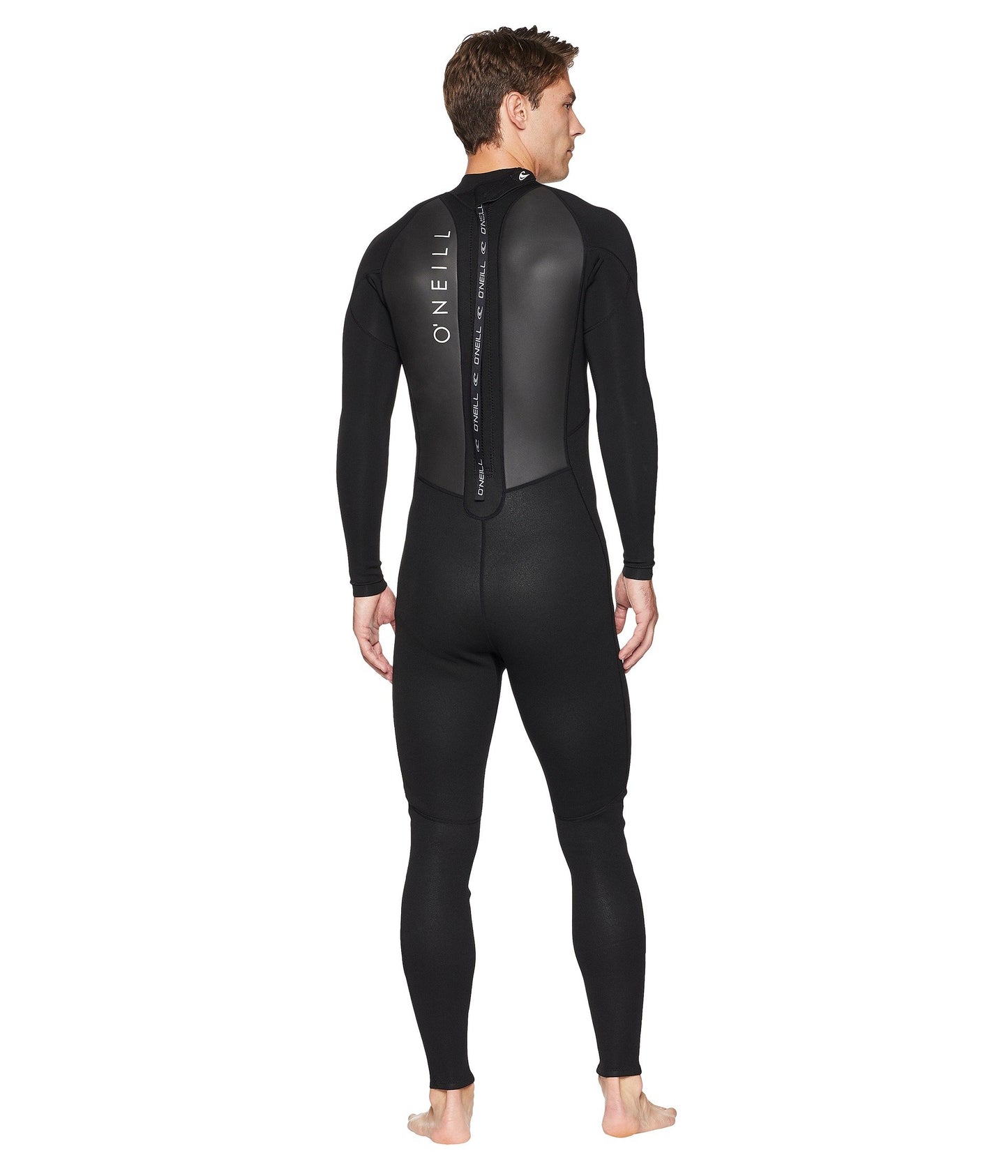 ONeill Mens Reactor-2 32mm Back Zip Full Wetsuit, BlackBlack, 3XL