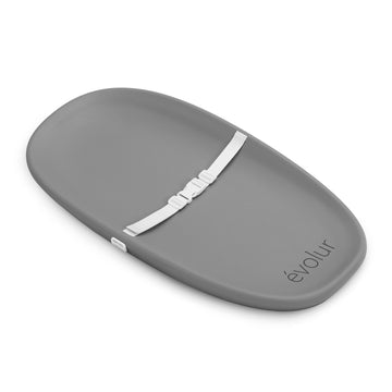 Evolur Eva Baby Changing Pad In Dark Gray, Soft, Lightweight And Portable Changing Pad, Fits All Changing Table, Waterproof Firm