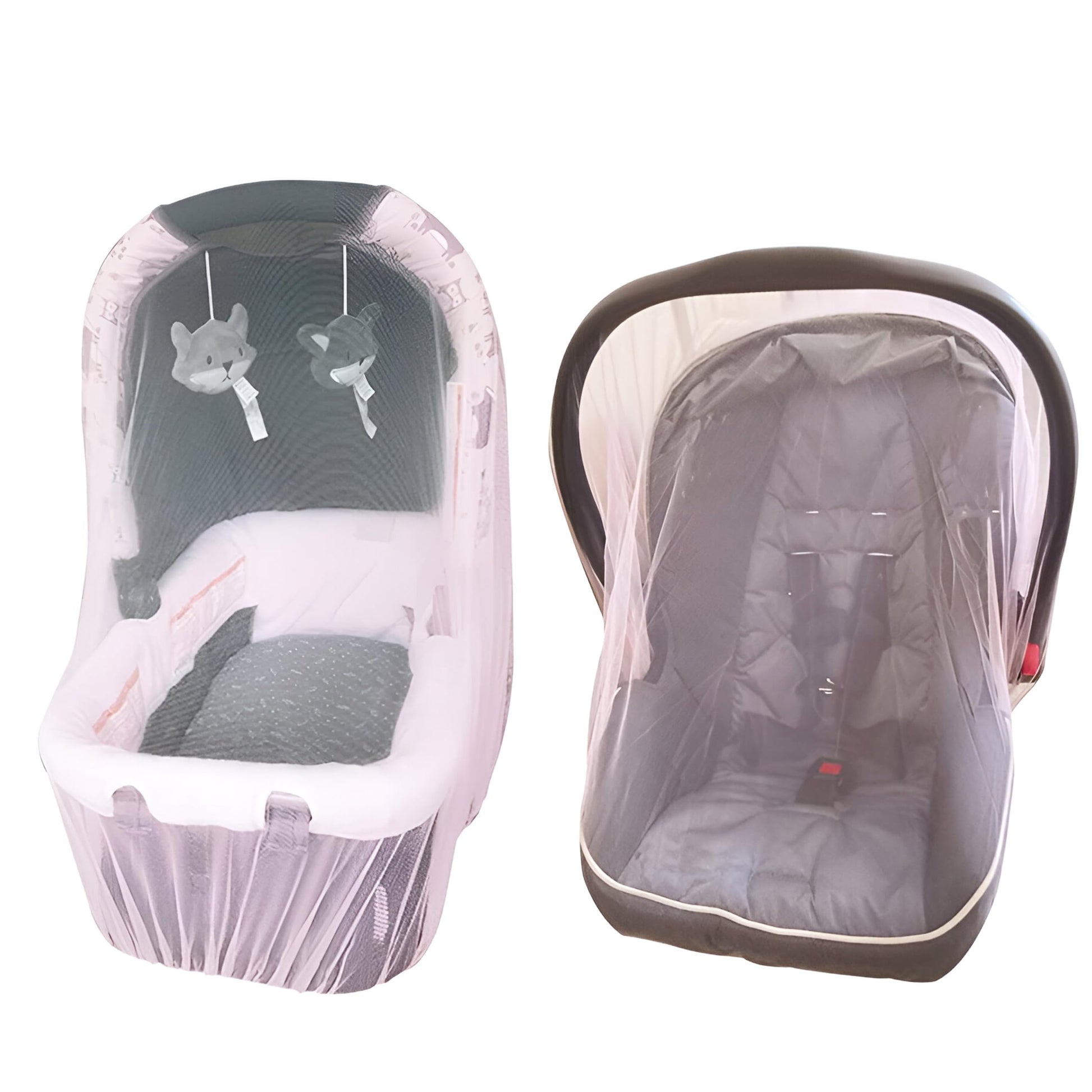 Enovoe Mosquito Net For Stroller And Baby Crib - Durable Mesh Bug Net Cover With Elastic Edge - Fits Strollers, Bassinets, Playa