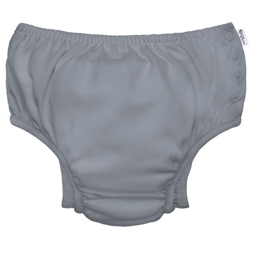 I Play Unisex Reusable Absorbent Baby Swim Diapers Gray 4T