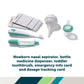 Safety 1st Nursery Care Health & Grooming Kit, Pyramids Aqua, One Size