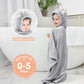 Toddler Bath Towel Baby Bath Towels Hooded Kids Towels For Boy Girl 0-5 Year, 2-Pack Thick Absorbent Toddler Towels Hooded Baby