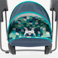 Fisher-Price On-The-Go Swing - Pixel Forest, Baby Seat With Canopy That Easily Folds For Travel