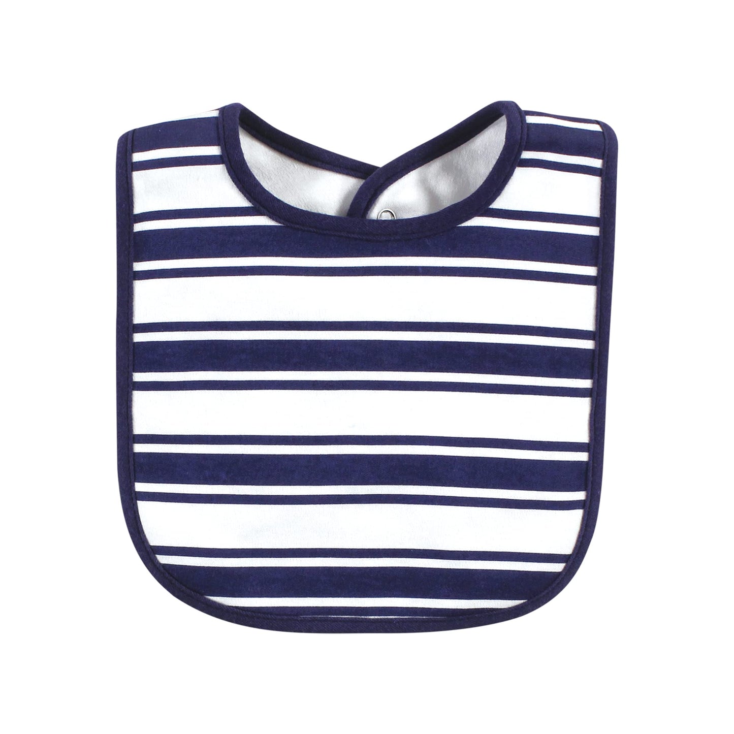 Hudson Baby Unisex Baby Cotton Bibs, Mom Dad Athletic, One Size