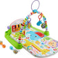 Fisher-Price Baby Playmat Deluxe Kick & Play Piano Gym For Learning & 2 Maracas Soft Rattles For Newborn To Toddler Play Ages 0+