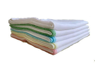 Little Sudhams Muslin Square Cloth Nappy 55Cmx55Cm 5Pcs(Assorted,36Months)
