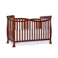 Dream On Me Violet 7-In-1 Convertible Life Style Crib In Espresso, Greenguard Gold Certified, 4 Mattress Height Settings, Made O