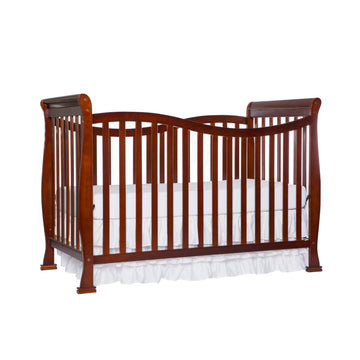 Dream On Me Violet 7-In-1 Convertible Life Style Crib In Espresso, Greenguard Gold Certified, 4 Mattress Height Settings, Made O