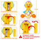 Baby Musical Duck Toy Dancing Crawling Tummy Time, Light Up Infant Toys 0-3-6 6-12 12-18 Months Easter Gifts for 1 2 Year Old Bo