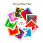 Art3d Liquid Fusion Activity Play Centers for Children, Toddler, Teens, 12 X 12 Pack of 9 Tiles