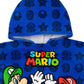 Super Mario Kids Towel Poncho | Boys Game Characters Mario Brothers Bath Towel | Luigi & Mario Star Blue Changing Robe