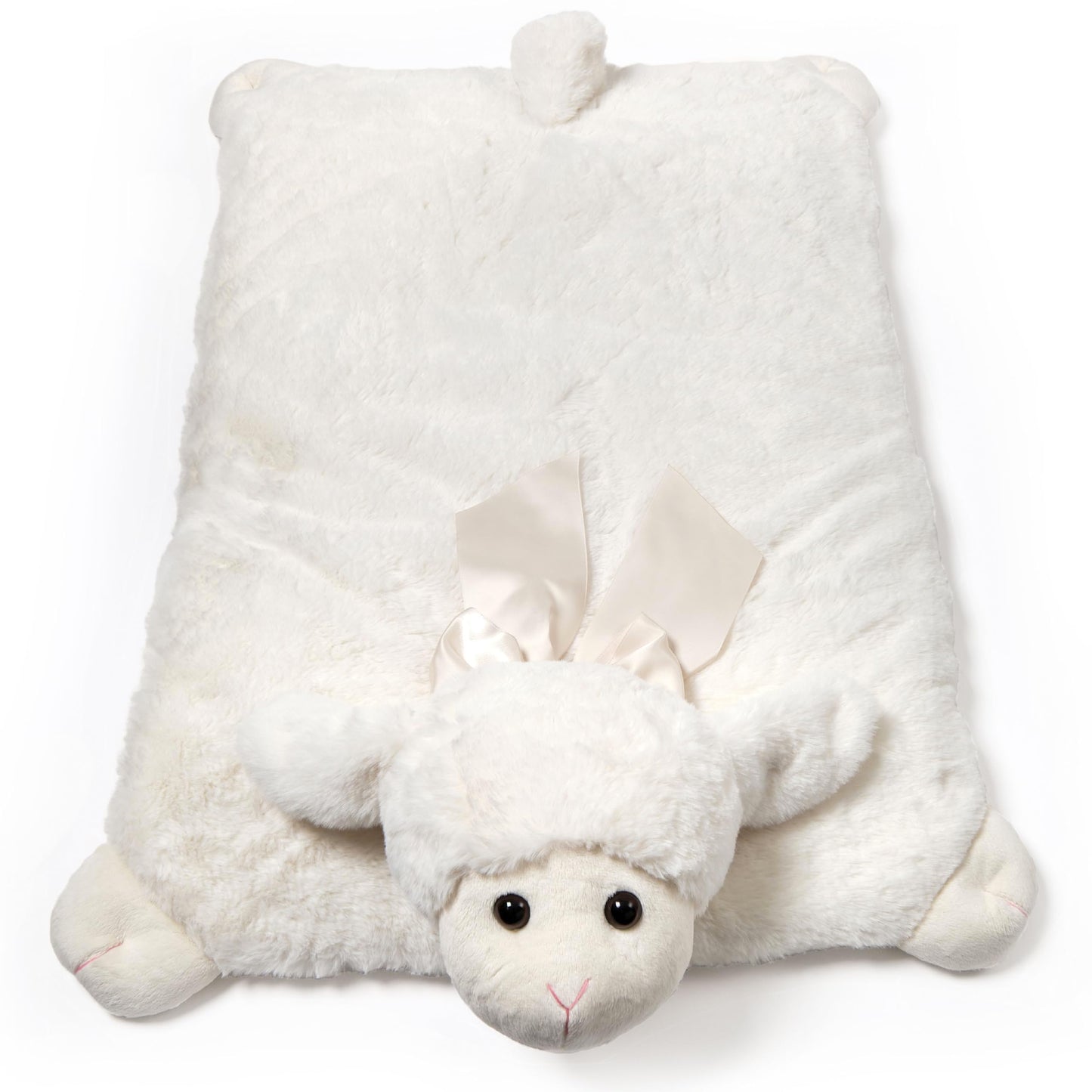 Bearington Baby Plush Belly Play Mat Lamby Plush