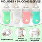 Mumianshu 4 Pack Silicone Sleeves For Philips Avent Glass Baby Bottle 8 Oz, Babies Bottles Covers, Shatter Proof, Food Grade, Bp