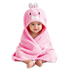 Oyo Baby BabyS Super Soft Fleece Wrapper Rabbit Blanket Cum Towel Robe With Hood, Baby Swaddle Wrap, Size 80 X 80 Cm, (Pink Rab