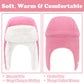 Baby Girl Winter Hat Toddler Hat And Gloves Set Baby Hats And Mittens Sherpa Lined Toddler Hats For Boys Pink 12-24 Months
