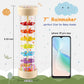 LOOIKOOS Rainmaker - 7 inch Wooden Rain Stick Montessori Toys for Babies 6-12 Months,Baby Rattle Shaker Sensory Developmental To