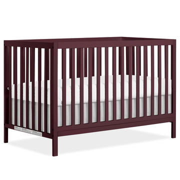 Dream On Me Synergy MOD 5-in-1 Convertible Full-Size Baby Crib with Toddler, Day & Full Bed Conversion in Auburn, GreenGuard Gol