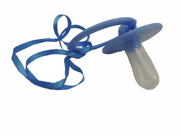 Giant Jumbo Blue Baby Pacifier Novelty Costume Accessory