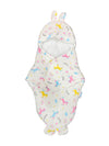mittenbooty Bunny Wrapper or Swaddle in Ultra Soft Unicron Muslin Fabric Multicolour