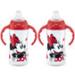 NUK Learner Cup, 10 Oz, Pack of 2, Minnie Mouse - Soft Spout, Easy-Grip Handles, BPA Free, Spill Proof Transition Sippy Cup
